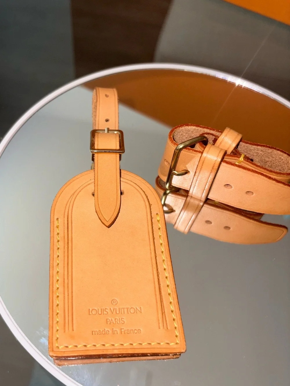 Louis Vuitton Poignant & Luggage Tag Set
